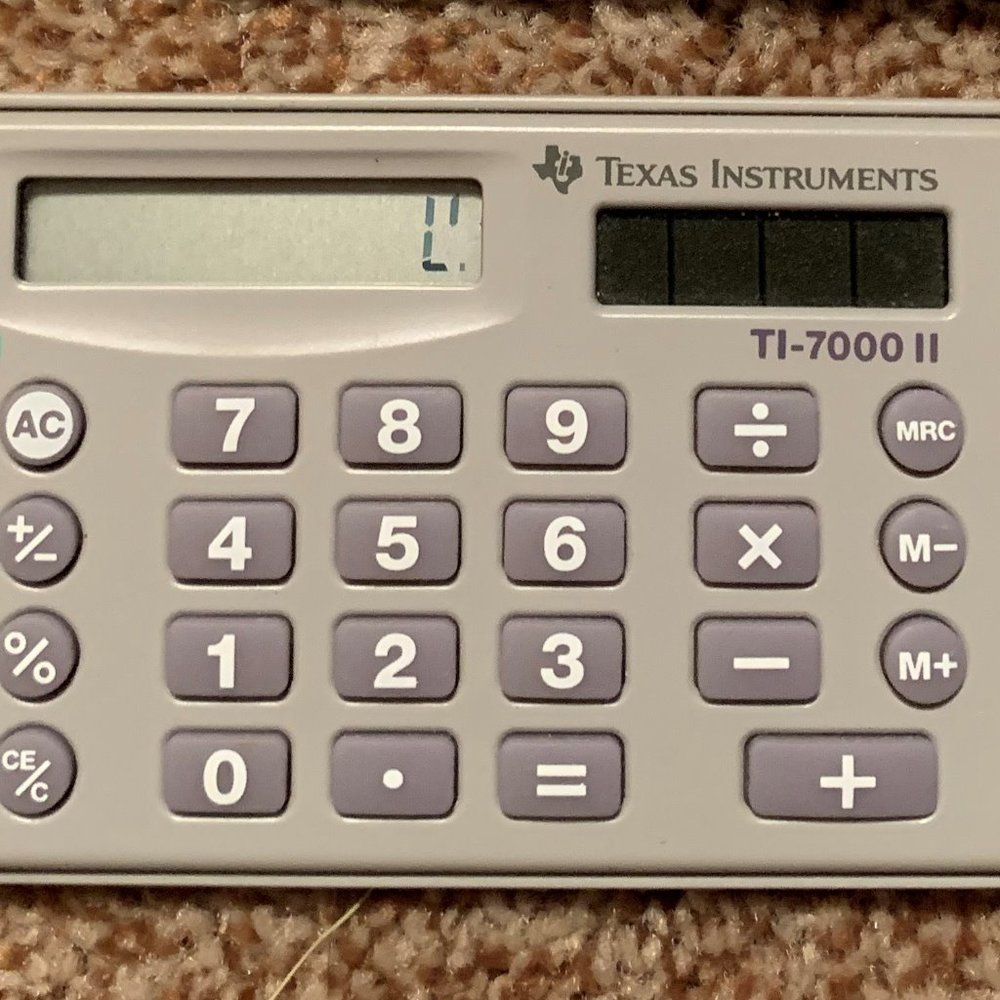 VTG Texas Instruments TI-7000 II calculator